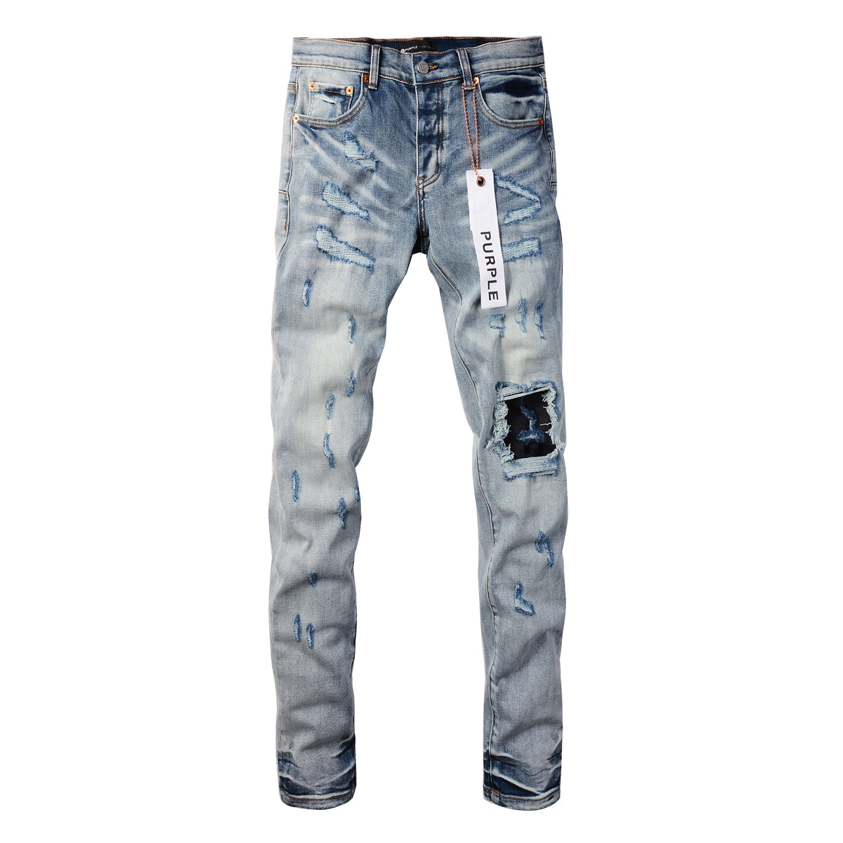 PURPLE New Purple Personality Fashion Jeans 9038
