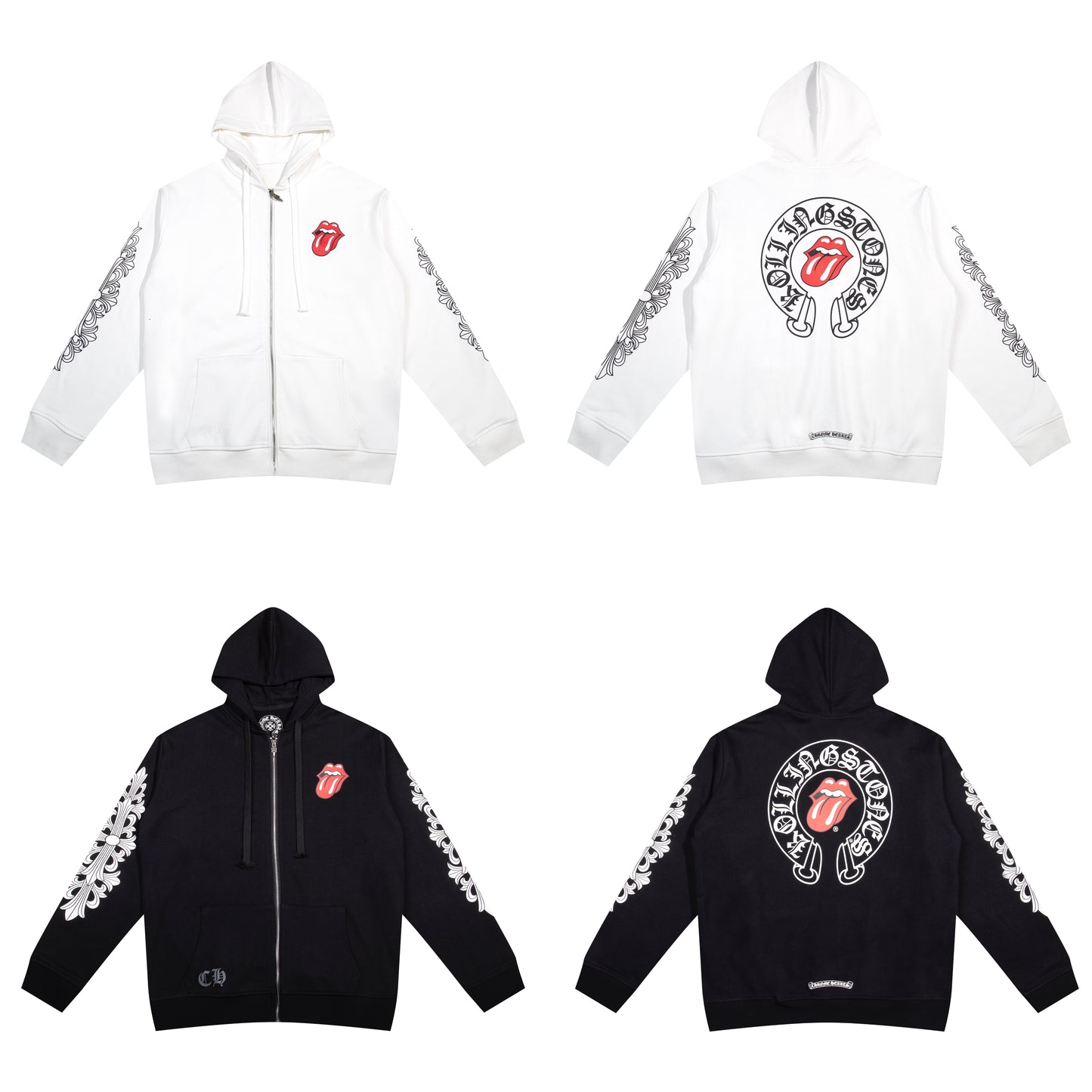 Chrome Hearts Zip Up Hoodie K5013
