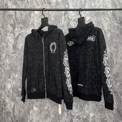 Chrome Hearts Zip Up Hoodie K5028