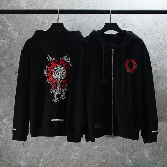 Chrome Hearts Zip Up Hoodie K5005